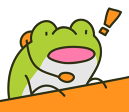 Keko the frog "athletic frog" sticker #12239690