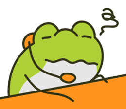 Keko the frog "athletic frog" sticker #12239692