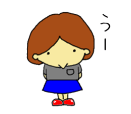Bobbed hair girl Bob-chan sticker #12239698