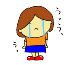 Bobbed hair girl Bob-chan sticker #12239699