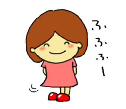 Bobbed hair girl Bob-chan sticker #12239705