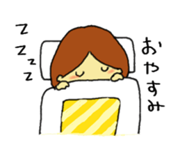 Bobbed hair girl Bob-chan sticker #12239706