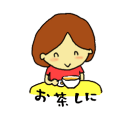 Bobbed hair girl Bob-chan sticker #12239710