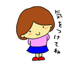 Bobbed hair girl Bob-chan sticker #12239715