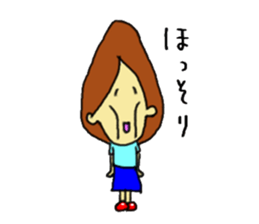 Bobbed hair girl Bob-chan sticker #12239718