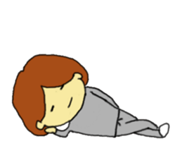 Bobbed hair girl Bob-chan sticker #12239721