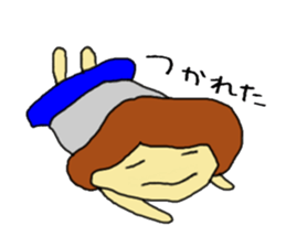 Bobbed hair girl Bob-chan sticker #12239722