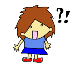 Bobbed hair girl Bob-chan sticker #12239731