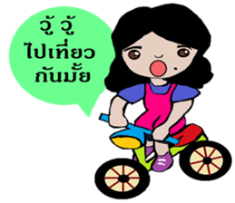 Happy Girl Love Love sticker #12240228