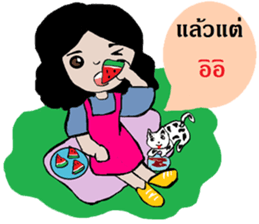 Happy Girl Love Love sticker #12240232