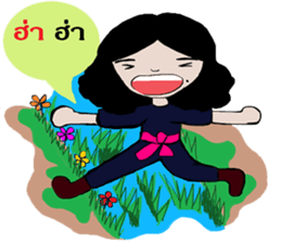 Happy Girl Love Love sticker #12240244