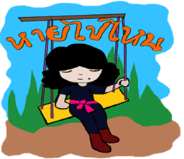 Happy Girl Love Love sticker #12240251