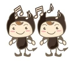 Moving ! Comical devil vol.2 sticker #12240315