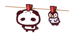 Moving panda sticker! sticker #12241624