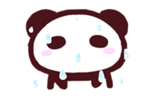 Moving panda sticker! sticker #12241636