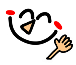 Surfer reaction. sticker #12241641