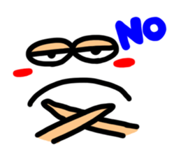 Surfer reaction. sticker #12241643