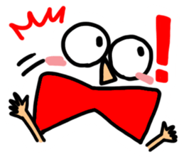 Surfer reaction. sticker #12241644