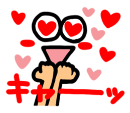 Surfer reaction. sticker #12241661