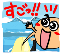 Surfer reaction. sticker #12241664