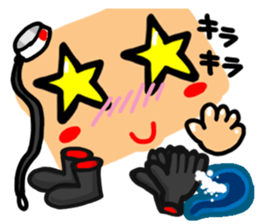 Surfer reaction. sticker #12241673