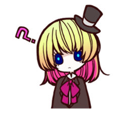 cute girls and boy sticker #12242119