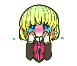 cute girls and boy sticker #12242125