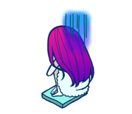 cute girls and boy sticker #12242128