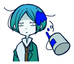 cute girls and boy sticker #12242134