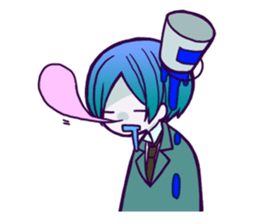 cute girls and boy sticker #12242135