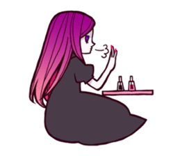 cute girls and boy sticker #12242142