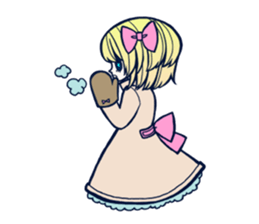 cute girls and boy sticker #12242146