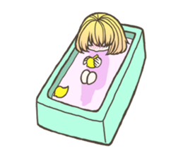 cute girls and boy sticker #12242150