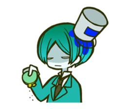 cute girls and boy sticker #12242153