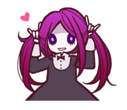 cute girls and boy sticker #12242154