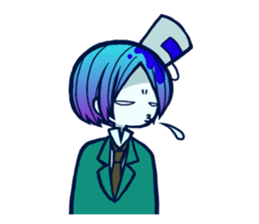 cute girls and boy sticker #12242155