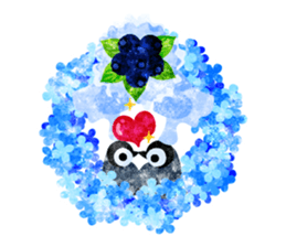 Pretty penguin babies 3 sticker #12242301