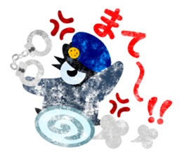 Pretty penguin babies 3 sticker #12242304