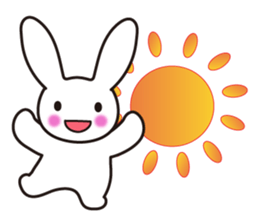 Lovely Rabbit in love sticker #12242438