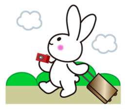 Lovely Rabbit in love sticker #12242439