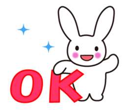 Lovely Rabbit in love sticker #12242447