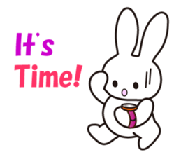 Lovely Rabbit in love sticker #12242452