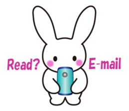 Lovely Rabbit in love sticker #12242453