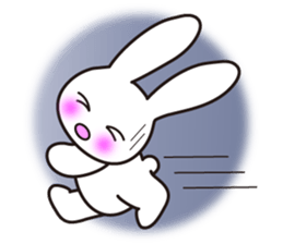 Lovely Rabbit in love sticker #12242455
