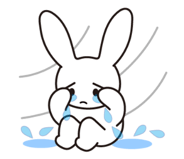 Lovely Rabbit in love sticker #12242456