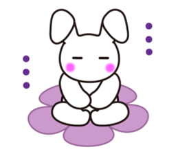 Lovely Rabbit in love sticker #12242457