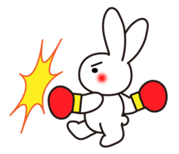 Lovely Rabbit in love sticker #12242458