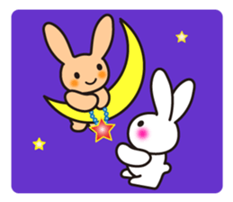 Lovely Rabbit in love sticker #12242465