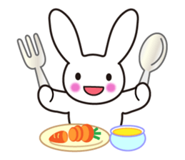 Lovely Rabbit in love sticker #12242466