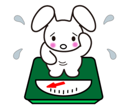 Lovely Rabbit in love sticker #12242467